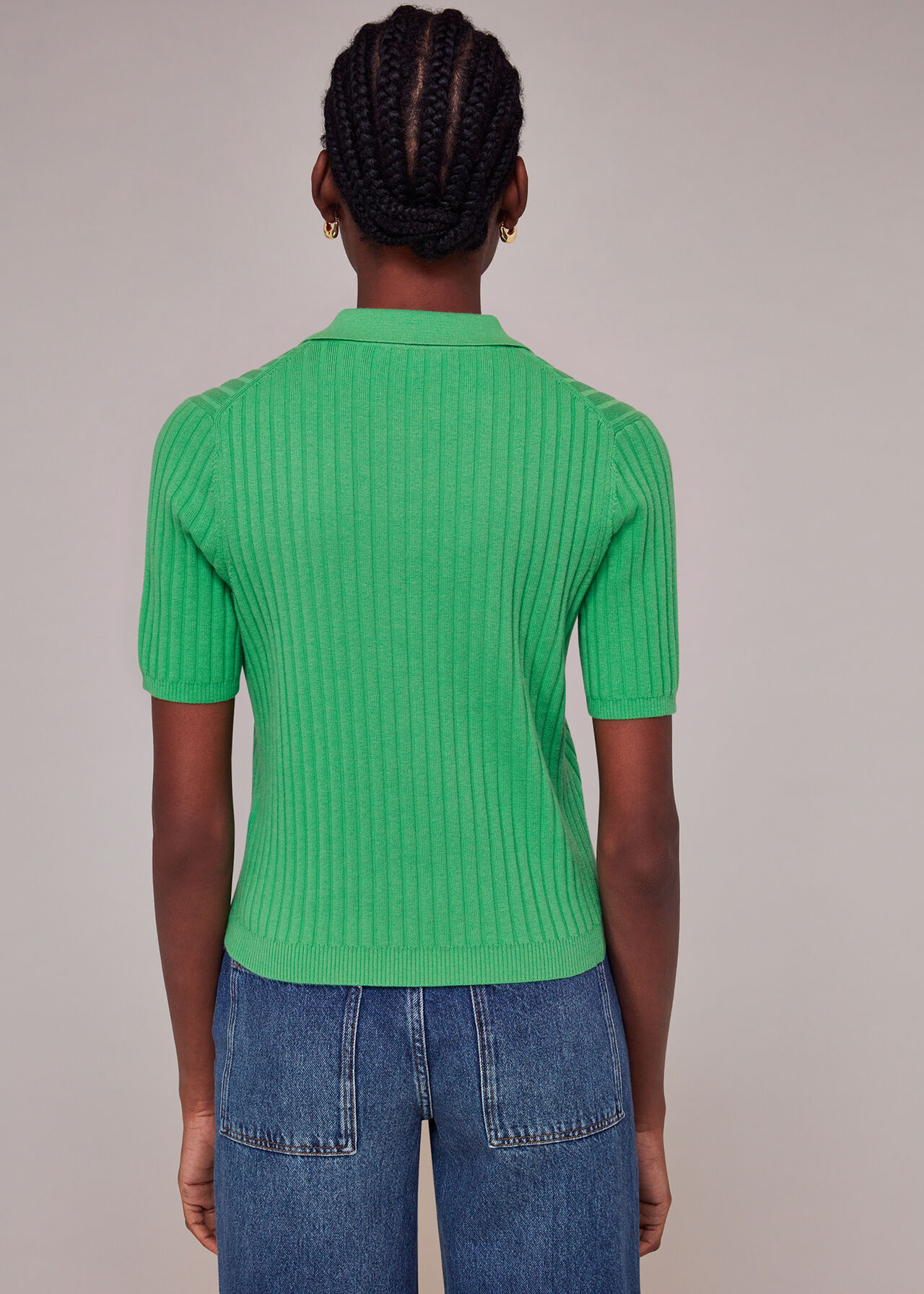 Rib Short Sleeve Polo